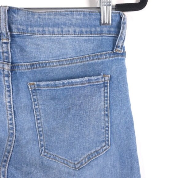 Pistola Exposed Button Fly Raw Hem High Rise Jeans Skinny P6777JFK-PAL Size 29 - Picture 9 of 13